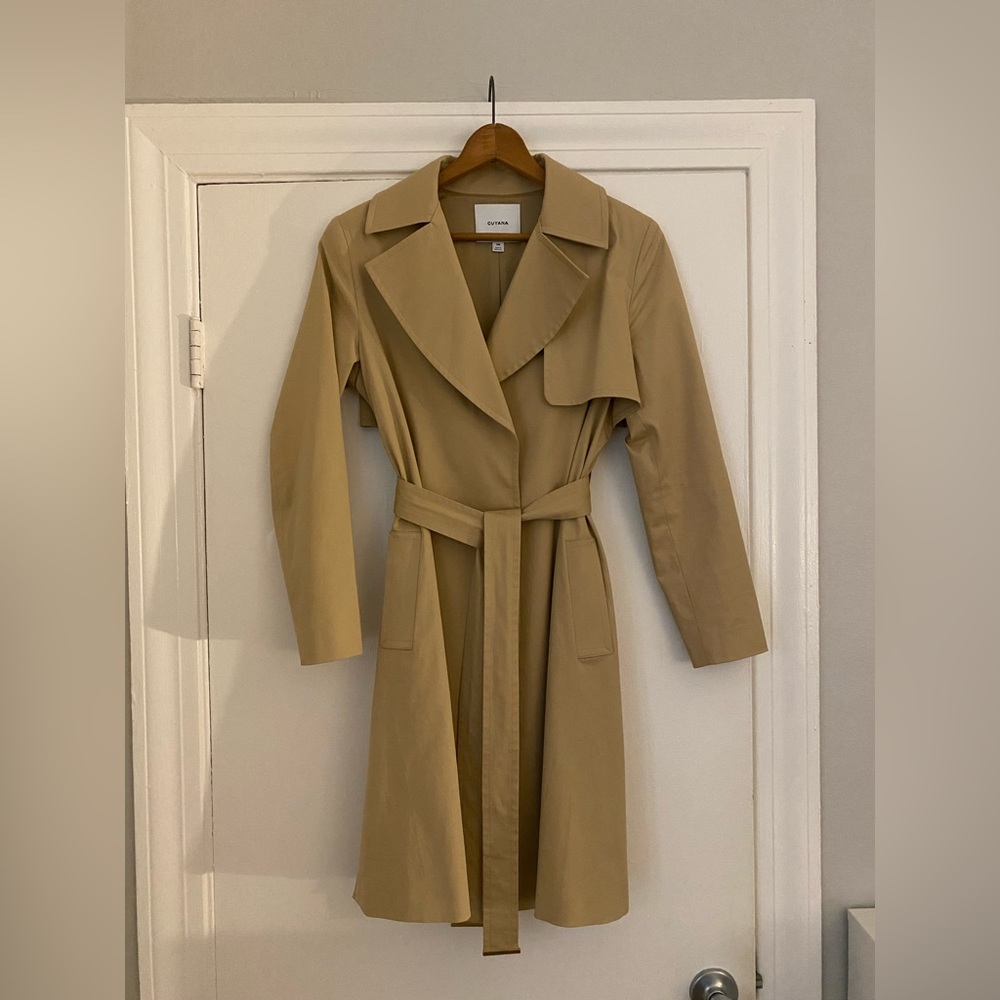 Cuyana trench coat